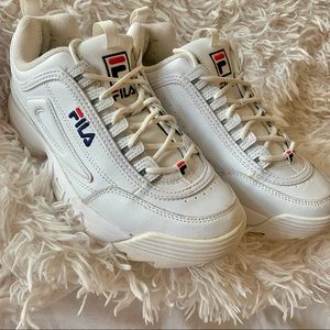 Fila Disruptor Sneakers in White